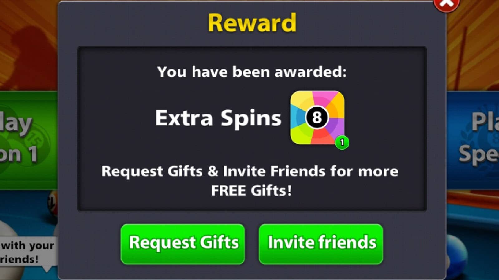 8 Ball Pool Free Spin Reward Link (Updated Today) - 