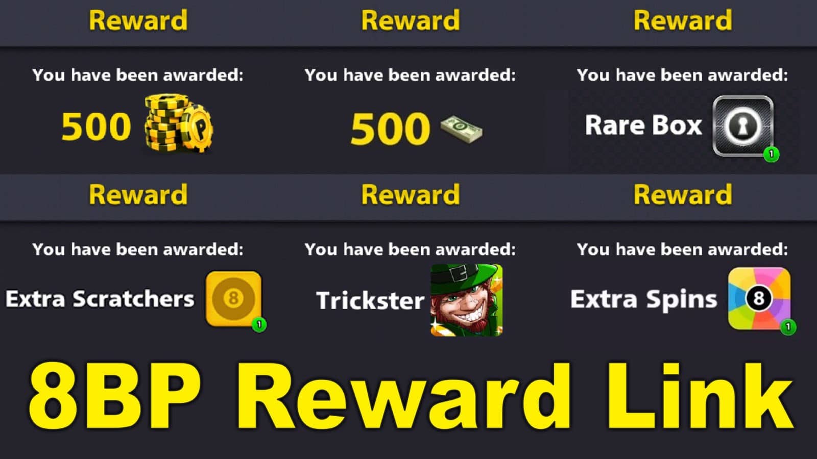 8 Ball Pool Free Coin Cue Cash Reward Link Updated Today