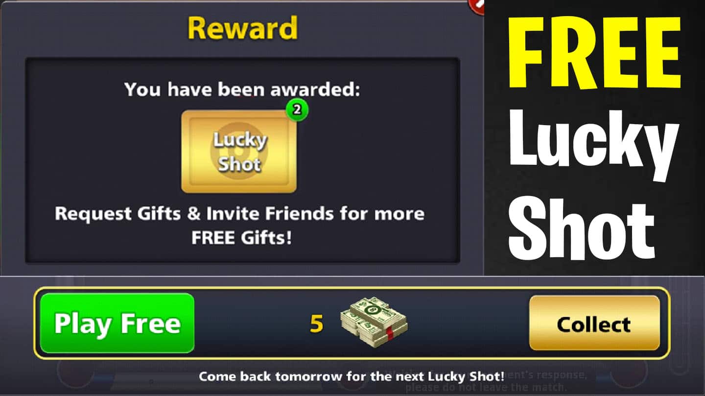 8 Ball Pool Free Lucky Shot (Reward Link Updated Today)