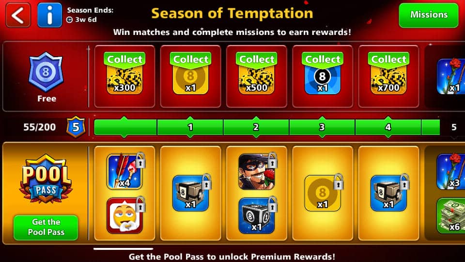season of temptation reward