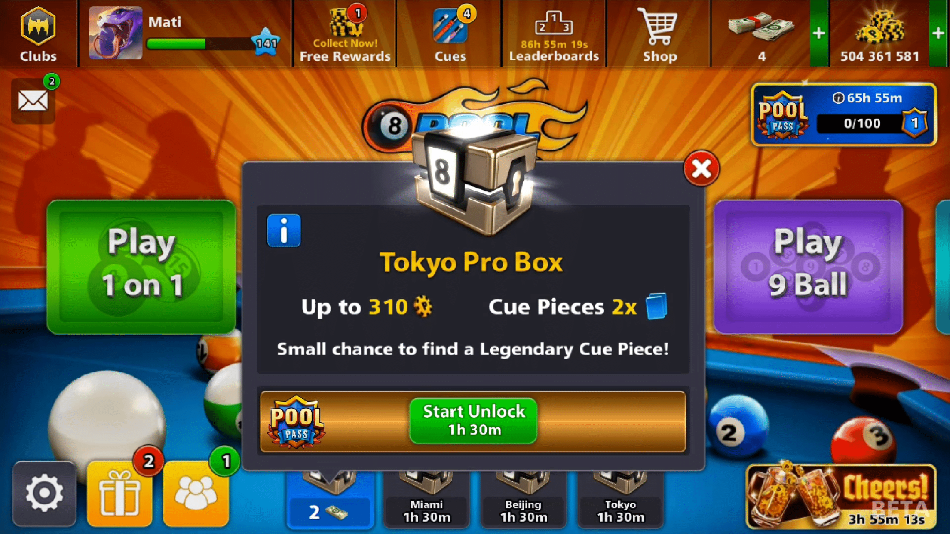 Faster Victory Boxes