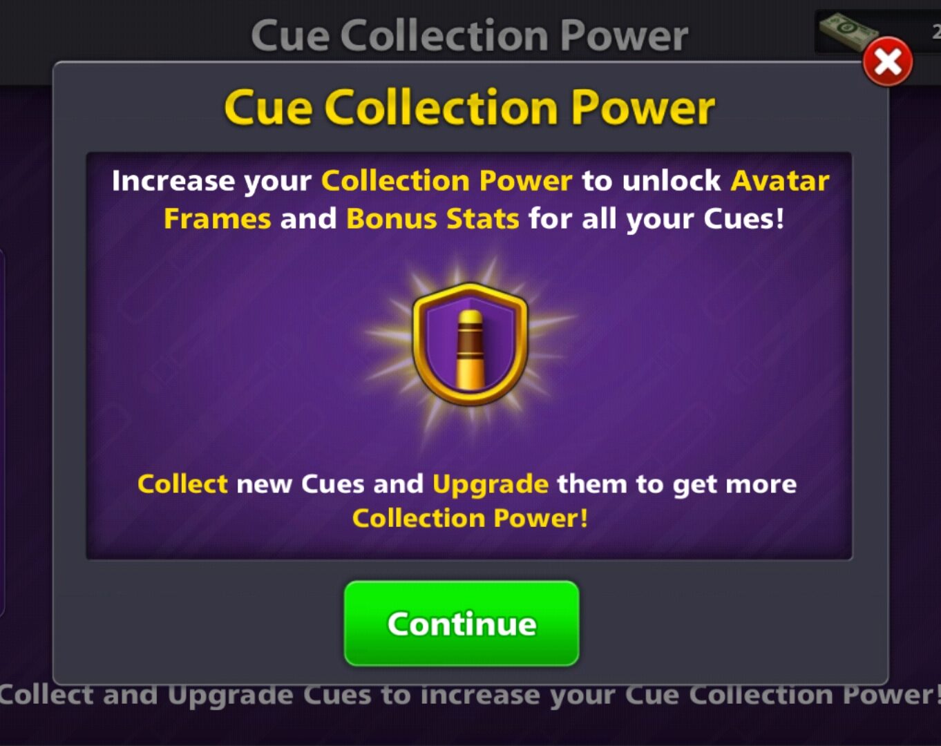 Cue Collection Power In 8 Ball Pool V5.0.0 Free Download